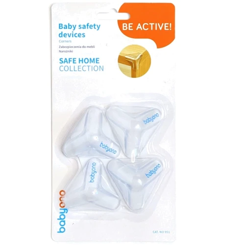 Безопасный дом: BabyOno Защита на острые края 4 шт. полупрозрачные (951)