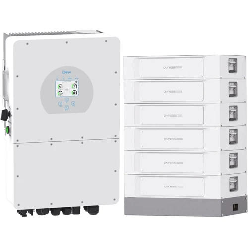 Система хранения энергии Solarverse SUN-15K-SG01HP3-EU-AM2-STACK100-6-30.72kW-LFP 15kW 30.7kWh 1BAT LiFePO4 6000 циклов: Тип Гибридный