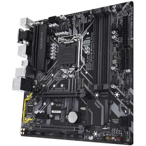 GIGABYTE H370M D3H GSM: Оперативная память 4хDDR4 2666, до 64 ГБ