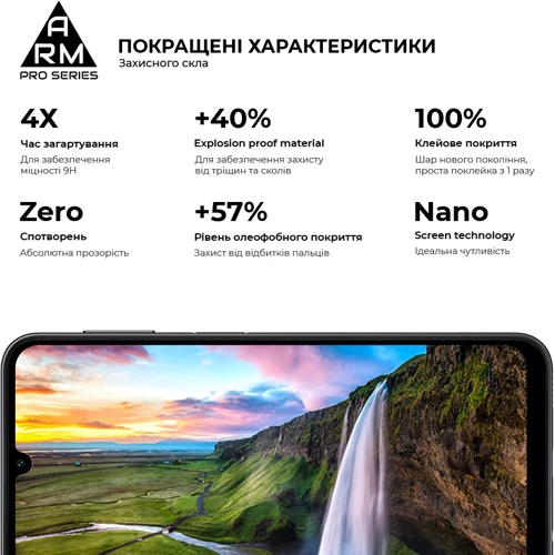 Аксессуар для смартфона Armorstandart Tempered Glass Pro Black for Samsung A245 Galaxy A24 4G (ARM66209) фото 6