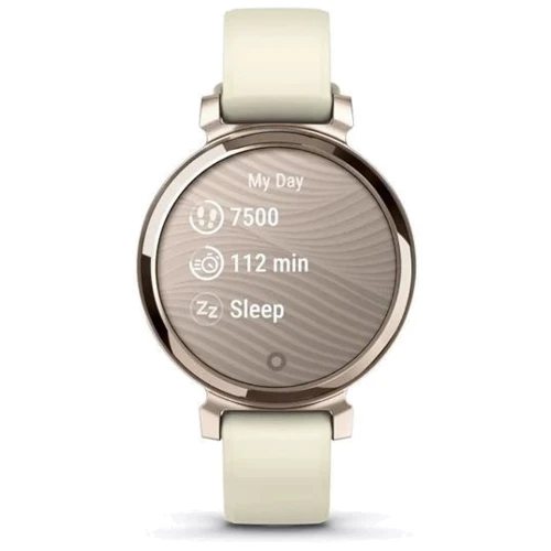 Смарт-часы Garmin Lily 2 Cream Gold with Coconut Silicone Band (010-02839-00): Фитнес-функции GPS-модуль, Подсчет калорий, Шагомер, Пульсоксиметр, Пульсометр