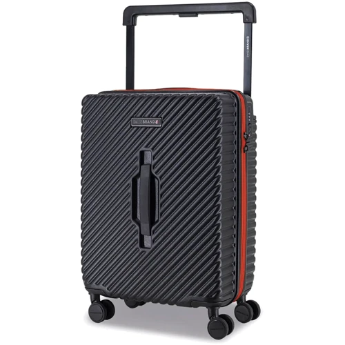 Чемодан Swissbrand Nara (S) Black/Red (SWB_LHNAA010S)