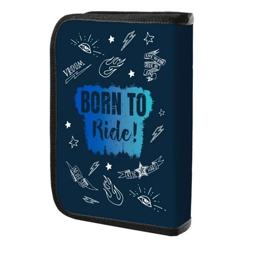 Пенал твердий YES одинарний із клапаном HP-03 Born to Ride (533420): Рік випуску колекції 2023