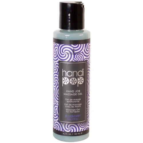 Вкусный гель для изысканных мануальных и оральных ласк Sensuva - Handipop Blueberry Muffin (125 мл): Тип Гель