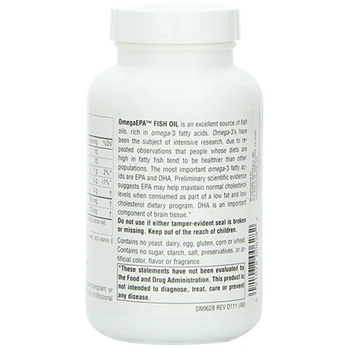 Source Naturals Fish Oil OmegaEPA, 1000 mg, 100 softgels: Тип Омега 3
