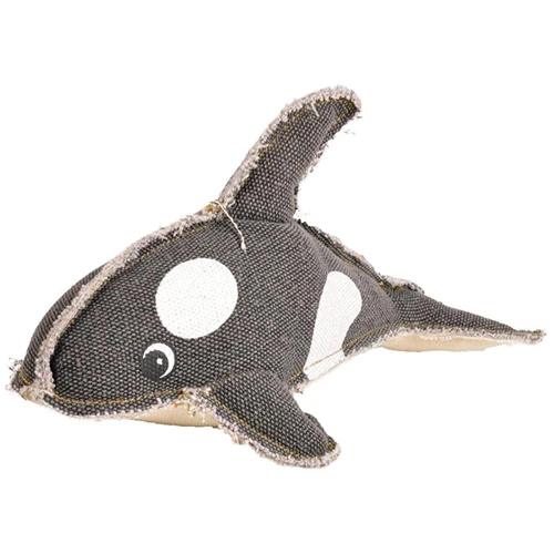 М'яка іграшка Flamingo Canvas Dolphin дельфін для собак 12х14х25 см