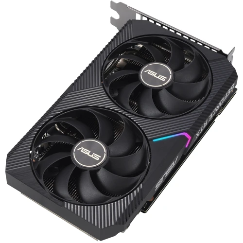 Видеокарта ASUS GeForce RTX 3060 Ti 8GB DUAL OC MINI V2 LHR (DUAL-RTX3060TI-O8G-MINV2) UA: Объем памяти, Гб 8
