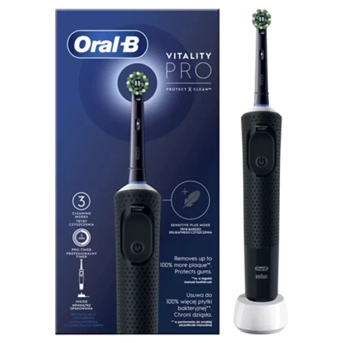 Зубная щетка Braun Oral-B PRO VITALITY PROTECT X CLEAN D103.413.3 (BLACK)