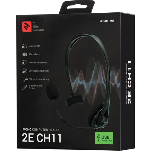 Наушники 2E CH11 Mono USB (2E-CH11MU): Назначение гарнитуры для ПК