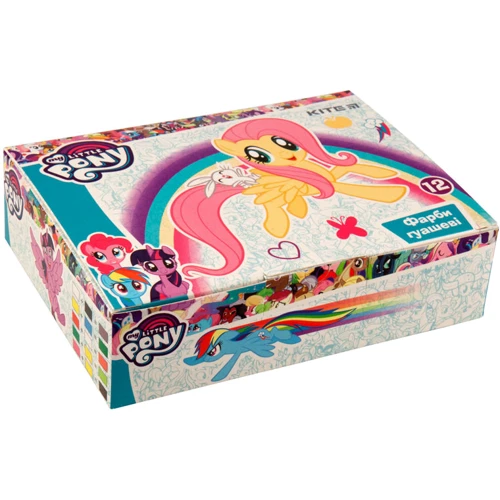 Гуашь Kite 12 цв., 20мл LP: Лицензия My Little Pony