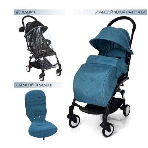Візок El Camino Yoga M 3548-5 (turquoise): Кількість блоків 1