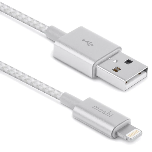 Кабель Moshi USB Cable to Lightning Integra 1.2m Jet Silver (99MO023104): Тип USB 2.0, Lightning