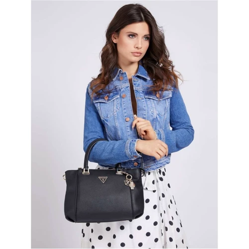 Жіноча сумка тоут Guess Destiny Status Satchel чорна (HWVG7878060-BLA): Тип Сумки
