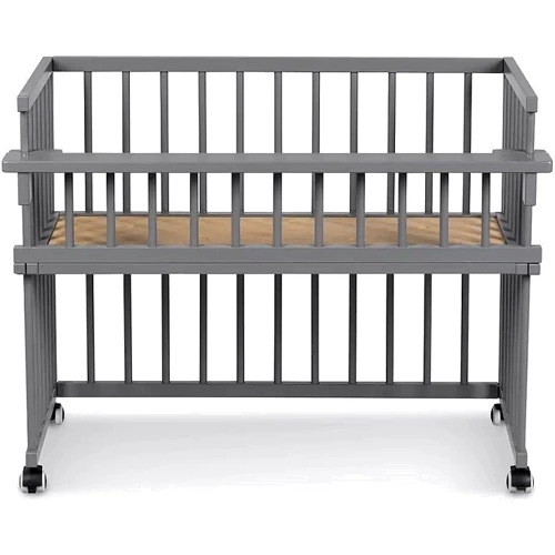 Приставная кроватка Klups PICCOLINO 90х40 см серая