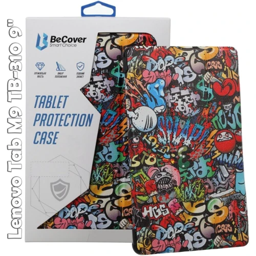 Аксессуар для планшетных ПК BeCover Smart Case Graffiti for Lenovo Tab M9 TB-310 9" (709230): Цвет рисунок