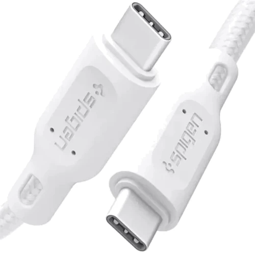 Кабель Spigen Cable USB-C to USB-C DuraSync 60W 1.5m White (000CA25703): Длина 1.5 м