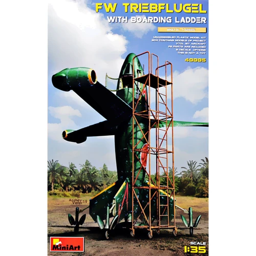 Истребитель MINIART FW Triebflugel с бортовой лестницей