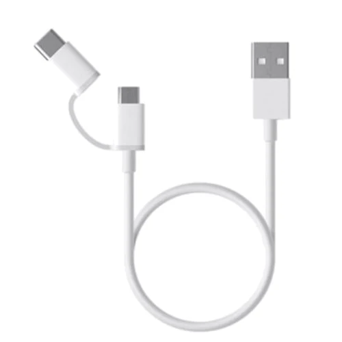 Кабель Xiaomi USB Cable to microUSB/USB-C 1m White (SJV4082TY)