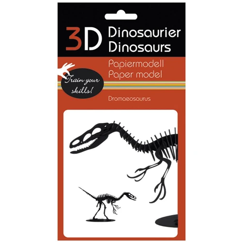 Дромеозаврів Dromaeosaur Fridolin 3D модель: Вид Флора і фауна