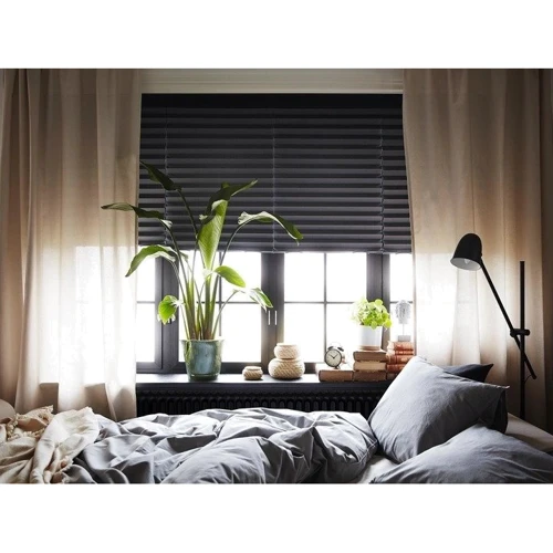 Штора-плісе Blackout ІКЕА Schottis 100х190 см Темно-сірий (90369507)