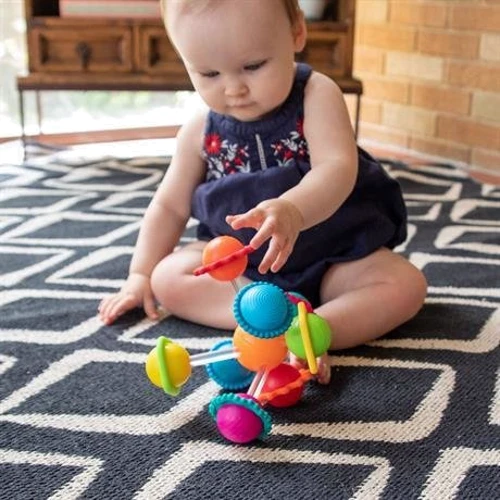 Прорізувач для зубів Сенсорні кулі Fat Brain Toys Wimzle (F136ML) фото 5