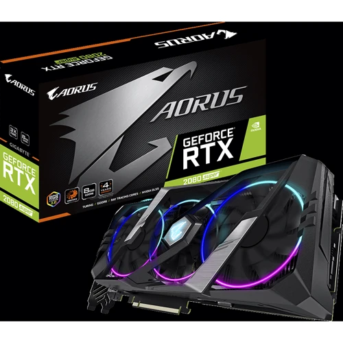 Видеокарта Gigabyte GeForce RTX 2080 SUPER AORUS 8GB (GV-N208SAORUS-8GC)