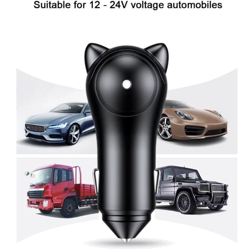 Зарядний пристрій Baseus USB Car Charger Adorkable 2xUSB 3A White (CCALL-DM01) фото 6