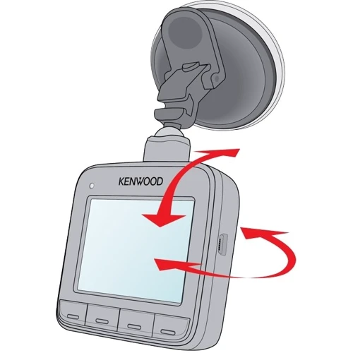 Kenwood KCA-DR300: Кріплення Присоска