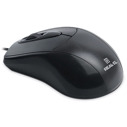 Мышь REAL-EL RM-207 Black: Интерфейс подключения USB