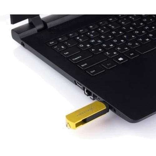 USB-флешка eXceleram 16GB P2 Series USB 2.0 Yellow2/Black (EXP2U2Y2B16) фото 6