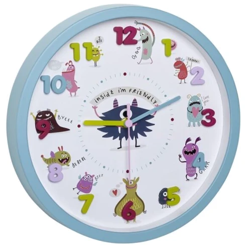 Годинник настінний TFA Little Monsters Sweep d 309x44 мм (60305120)