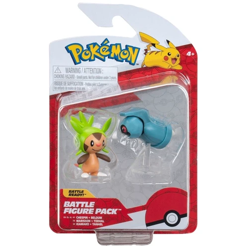 Набір ігрових фігурок Pokemon W16 - Чеспін та Белдум (PKW3014): Тип Набор игровых фигурок