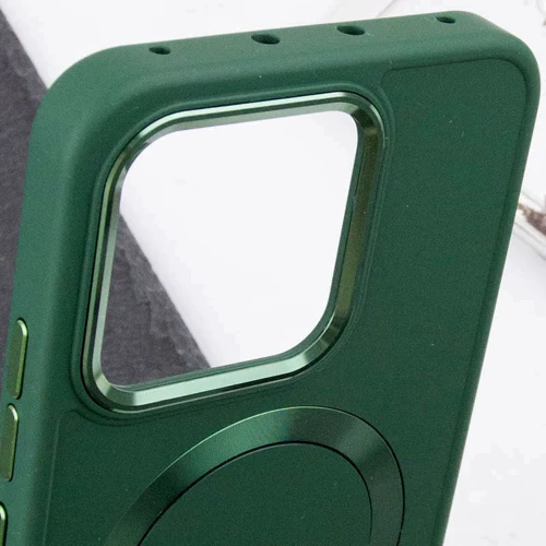 Аксессуар для смартфона TPU Case Bonbon Metal Style with MagSafe Pine Green for Xiaomi Redmi Note 13 4G: Материал TPU (термополиуретан)