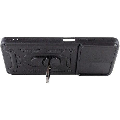 Чехол для телефонов Mobile Case Camshield Serge Ring Black for Xiaomi Redmi 13 4G / Poco M6 4G: Материал TPU (термополиуретан) и поликарбонат