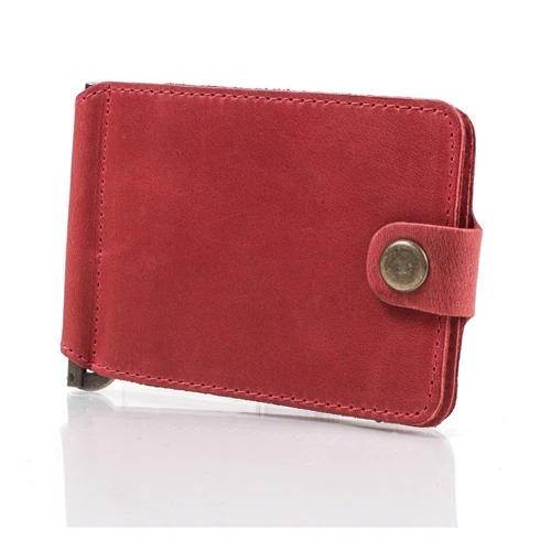 Женский зажим для денег DNK Leather красный (DNK-Clamp-Hcol-H): Тип Зажимы для денег