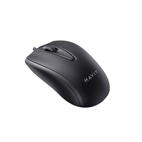 Мышь Havit HV-MS871 USB black: Эргономика для правой и левой руки