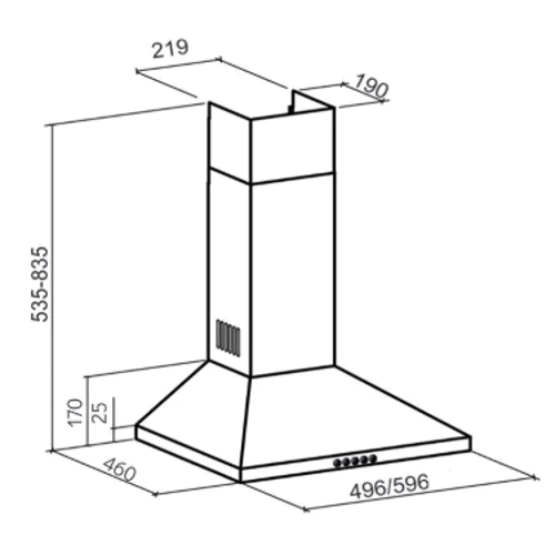 Витяжка Granado Burgos 1603-700 white