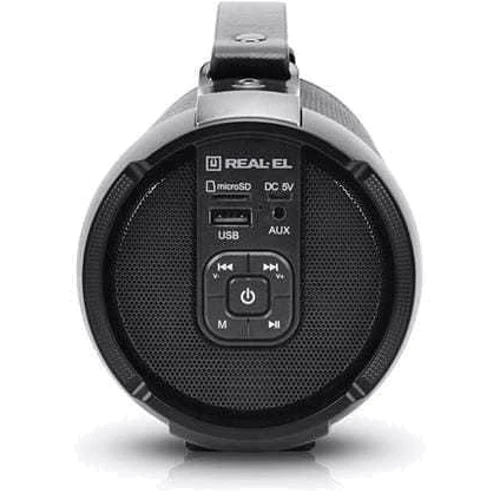 Акустика REAL-EL X-707 Black: Подключение AUX (3.5 мм) / Bluetooth / USB