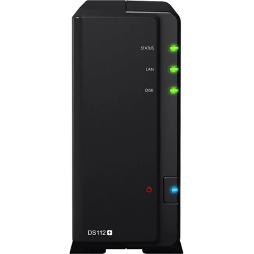 Мережевий накопичувач (NAS) Synology DS112+: Слоти для дисків 1 x 3,5" SATA I/II (max 2 TB)