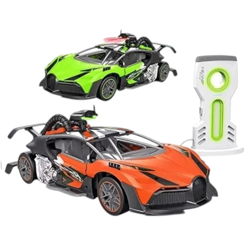 Машина на радиоуправлении электромобиль, зарядная станция, подсветка (2 цвета) (911-712 A): Форма Автомобиль