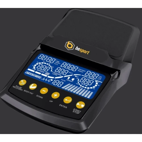 Велотренажер Besport BS-6047 MYBIKE электромагнитный черно-желтый (0011000006047)