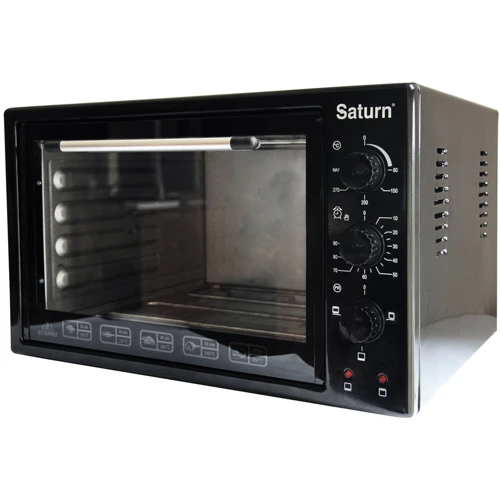 Електрична духовка настільна Saturn ST-EC3801 Black: Об'єм, л 42 л