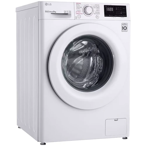 Стиральная машина LG F4TURBO9E: Загрузка белья (стирка), кг 9