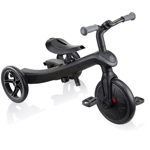 Велосипед Globber Explorer Trike 4в1 Deluxe Play BlackGrey (633-120): Діаметр коліс, дюймів 9.8