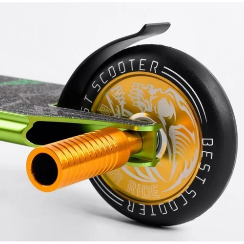 Самокат трюковый Best Scooter зеленый (85784): Тип тормоза ножной