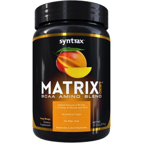 Амінокислота для спорту Syntrax Matrix Amino 370 g /30 servings/ Tangy Mango