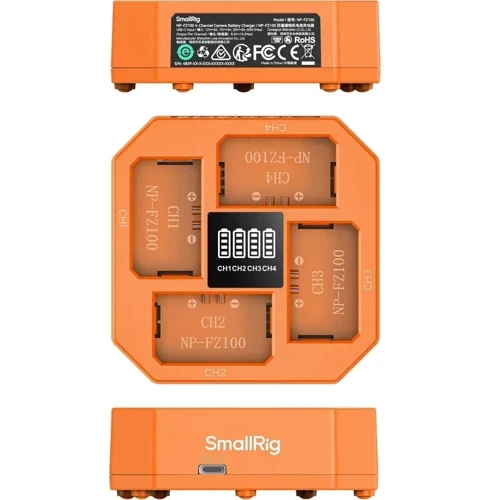 Зарядное устройство SmallRig NP-FZ100 4-Channel Camera Battery Charger (4839)