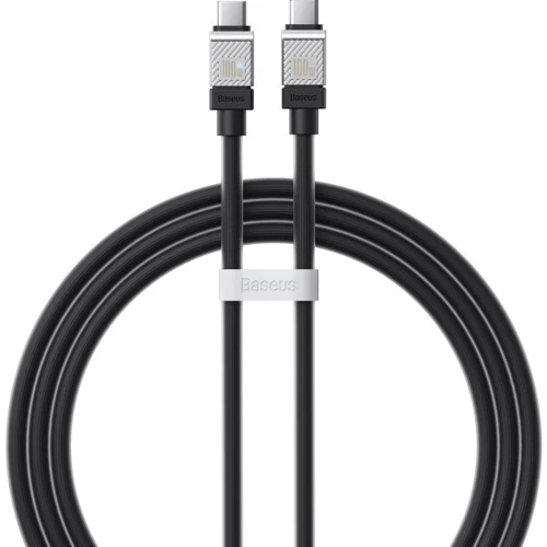 Кабель Baseus USB-C to USB-C CoolPlay Series 100W 1m Black (CAKW000201)