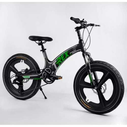 Велосипед Corso T-Rex TR-88103 (черно-зеленый): Диаметр колес, дюймов 20
