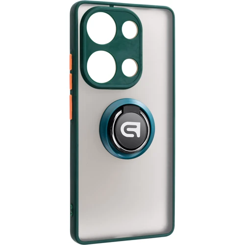 Чохол для телефона ArmorStandart Frosted Matte Ring Dark Green для Xiaomi Redmi Note 13 Pro 4G (ARM75449)